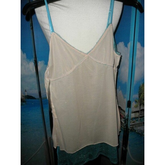 NEW by COOLWEAR USA, SEXY, SLEEVELESS JUNIORS SIZE LARGE, TOP, BLOUSE, TURQUOISE - Picture 10 of 11